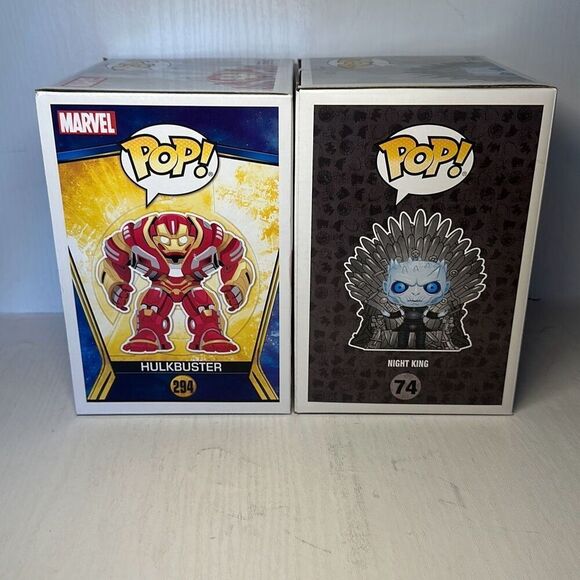 Funko POP! Deluxe Game of Thrones Vinyl Figure NIGHT KING  #74 Avengers Hulkbust - Picture 6 of 7